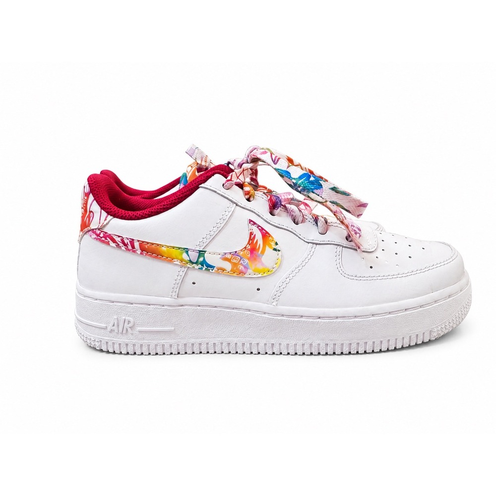 Nike Air Force 1 Chinese New Year 2020 GS White Multicolor Shoes‎ 3.5Y Boys